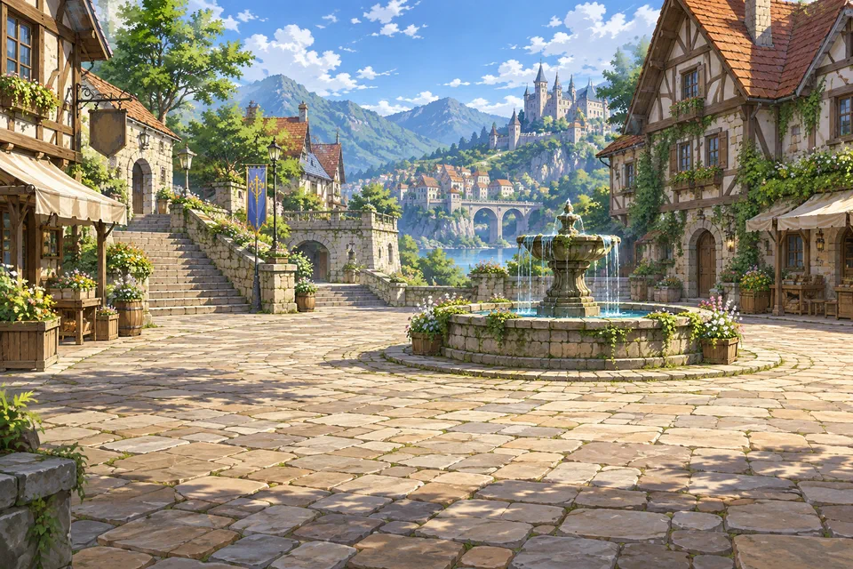 昼の背景
